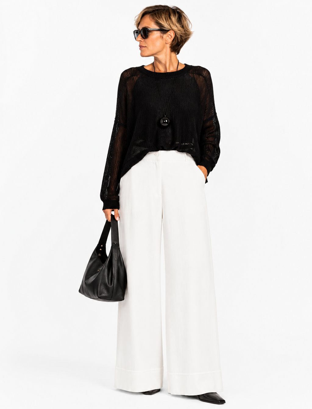 Pantalone Bianco a Palazzo