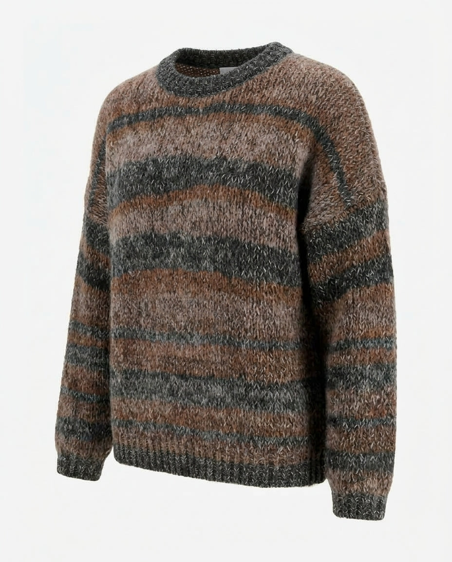 Maglia a righe Tabacco