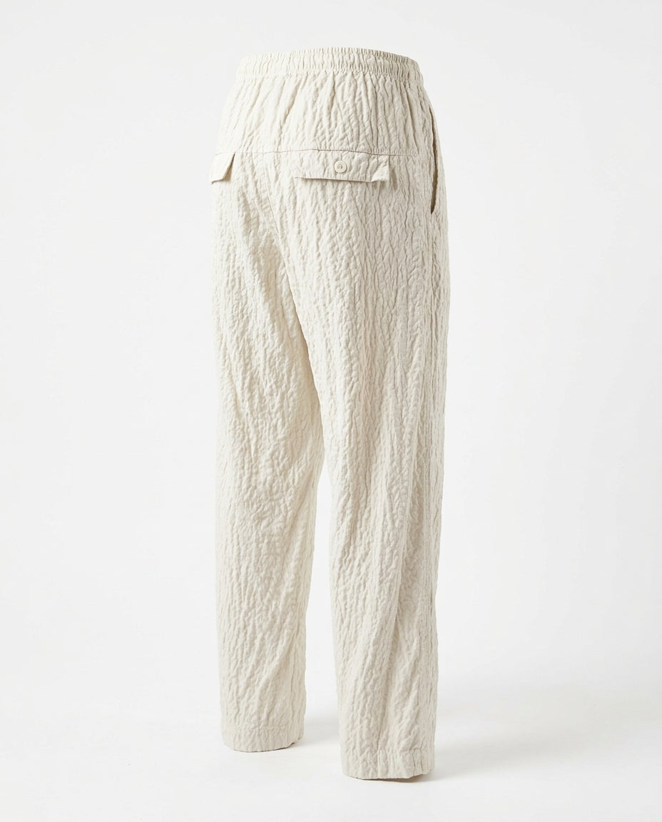 Pantalone velluto con elastico in vita