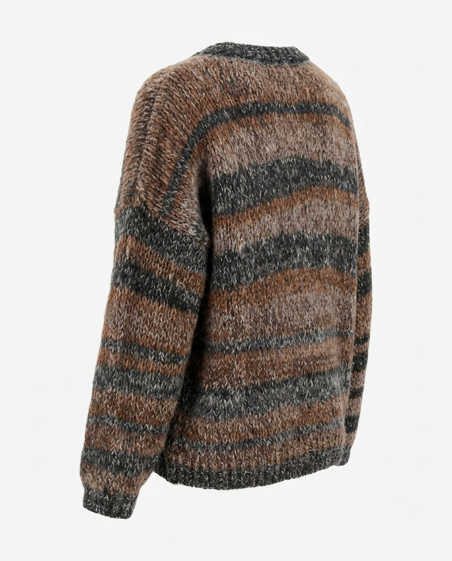 Maglia a righe Tabacco