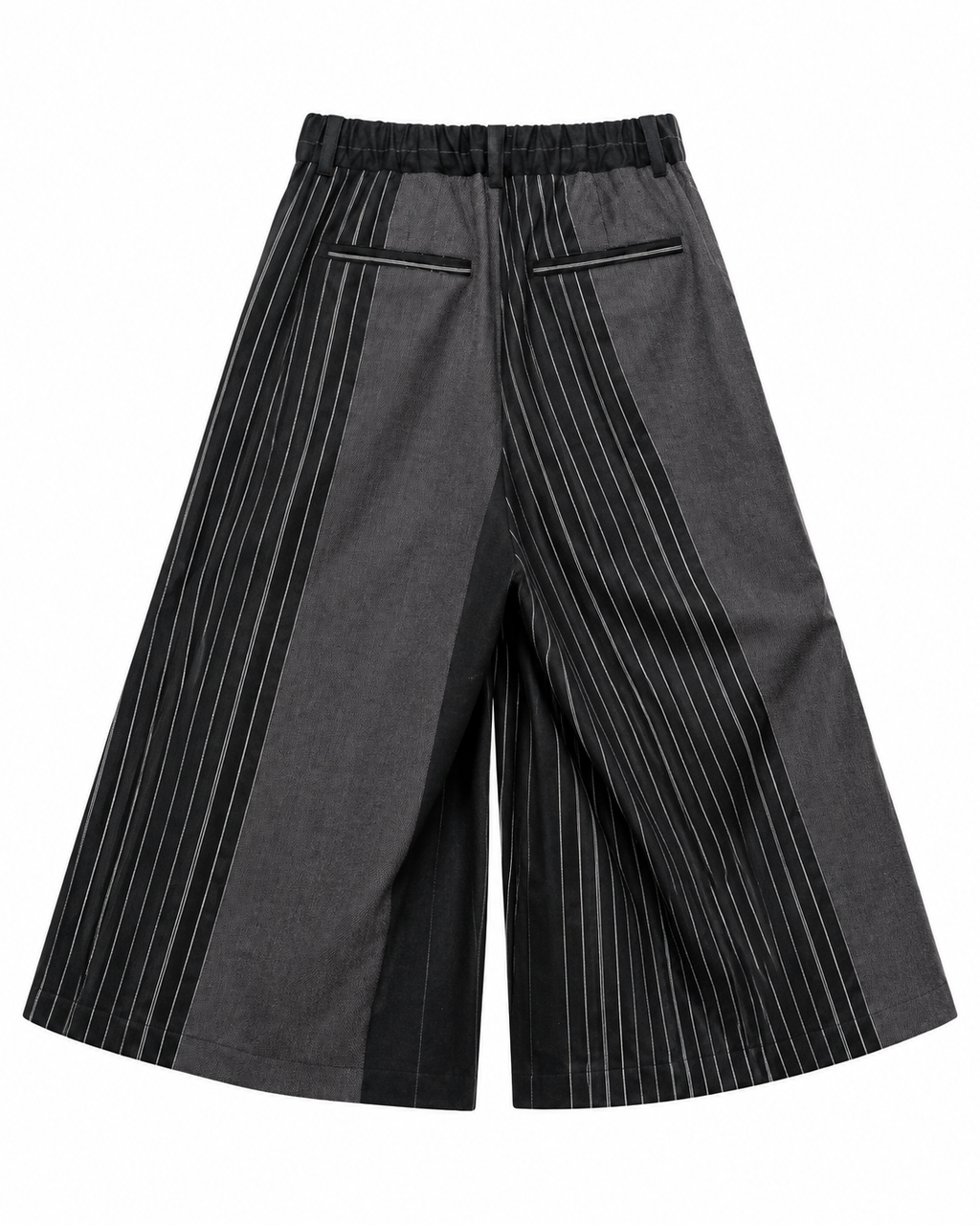 Pantalone cropped gessato