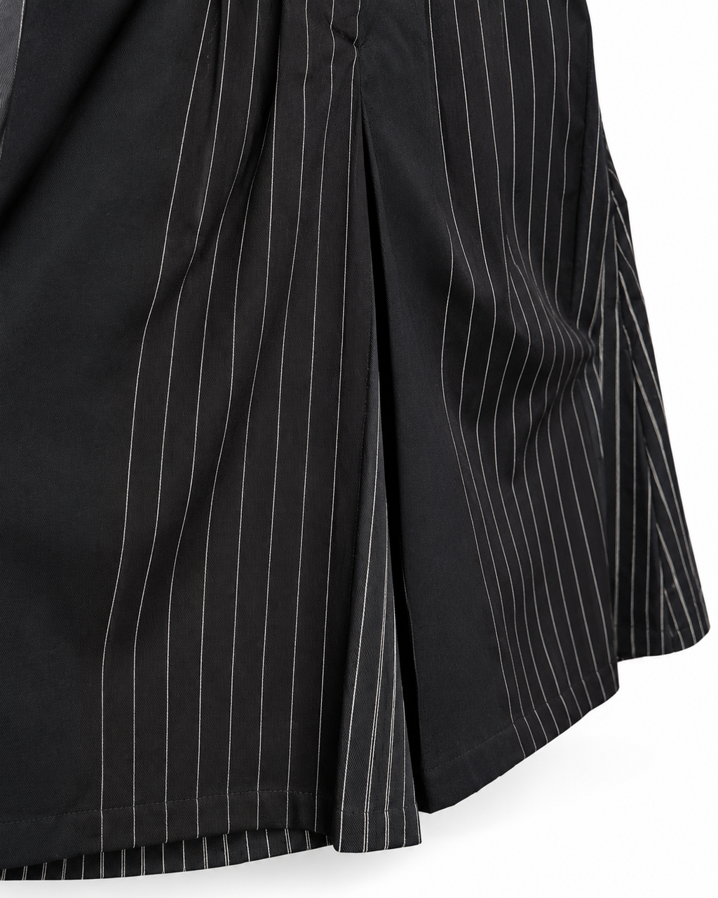 Pantalone cropped gessato
