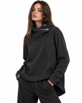 Felpa cappuccio con zip