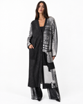 Cardigan lungo variante unica
