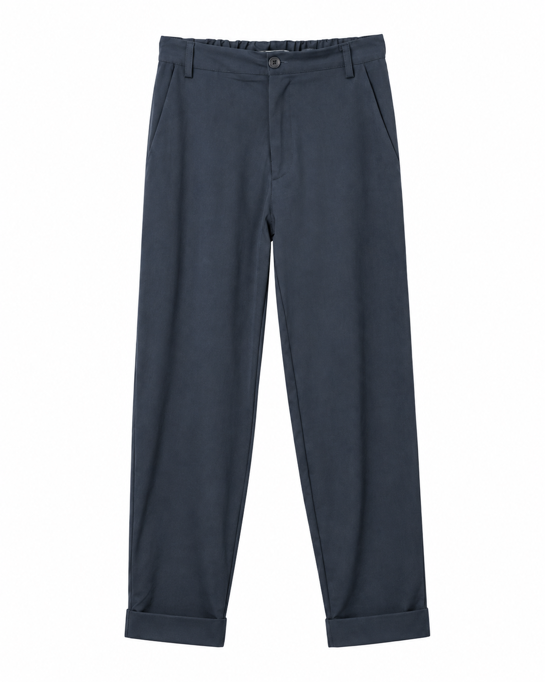 Pantalone bengalina sigaretta con risvoltino