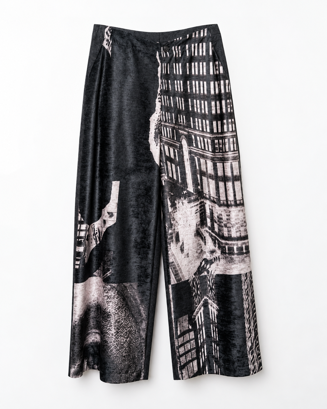 Pantalone stampata cenere