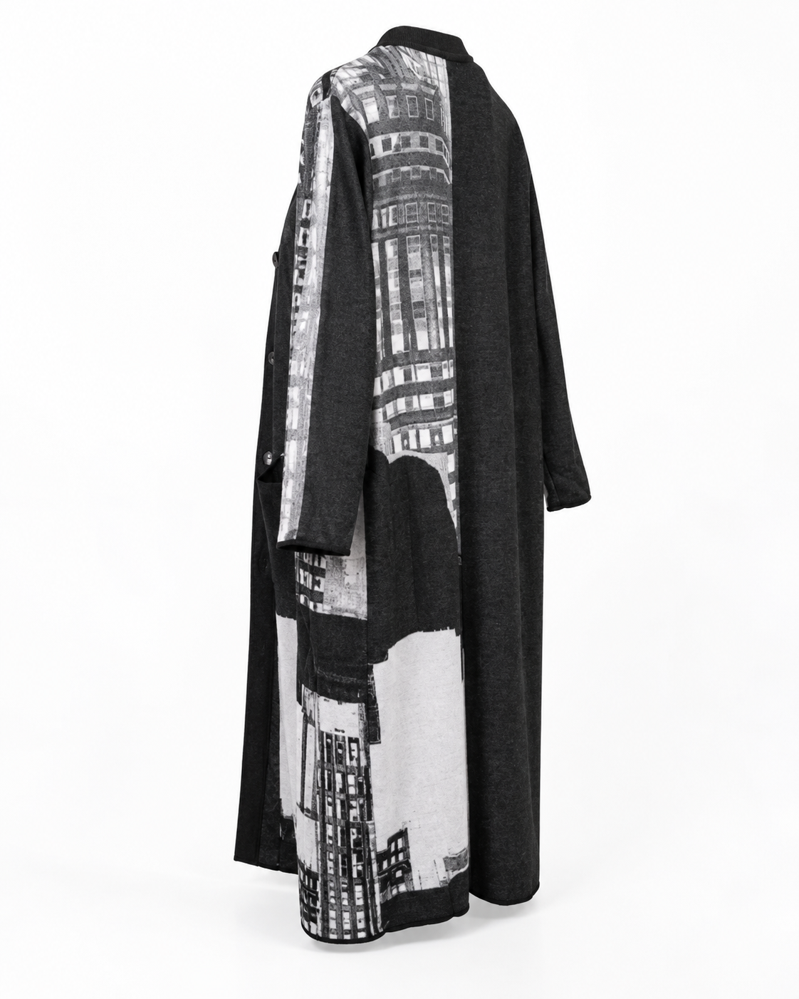 Cardigan lungo variante unica