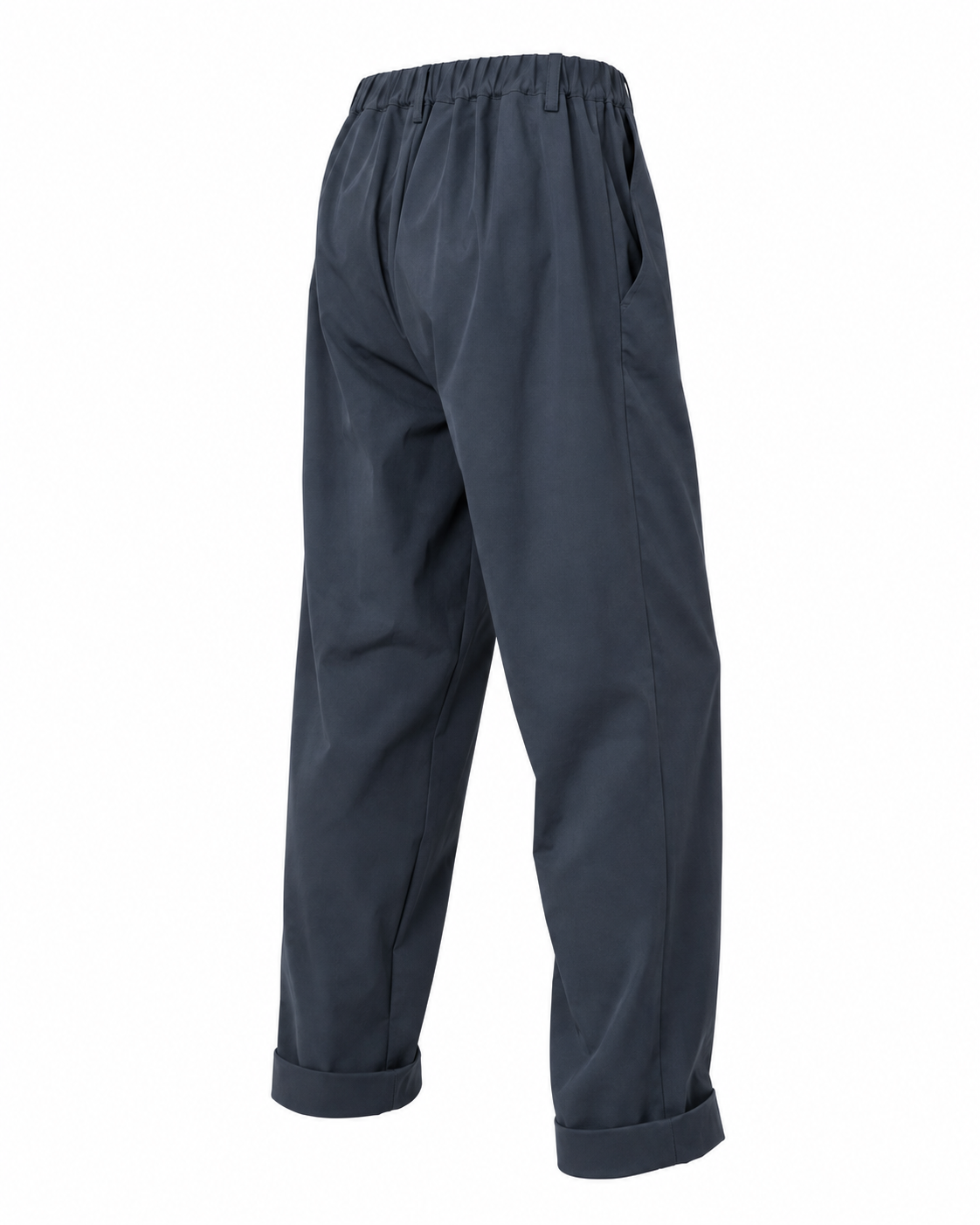 Pantalone bengalina sigaretta con risvoltino