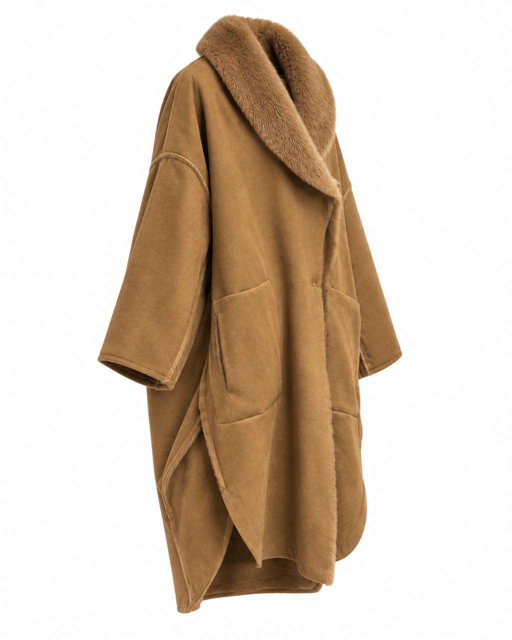 Eco-shearling color cammello Doubleface