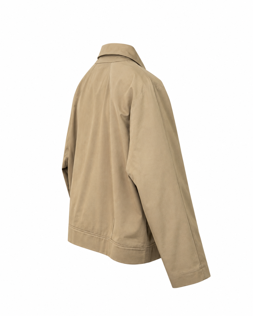 Giacca corta in canvas smerigliato