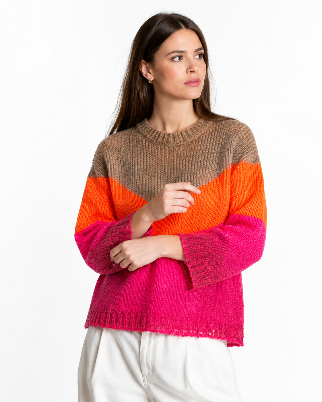 Maglia tricolore Virginia Bizzi di Collection Privée