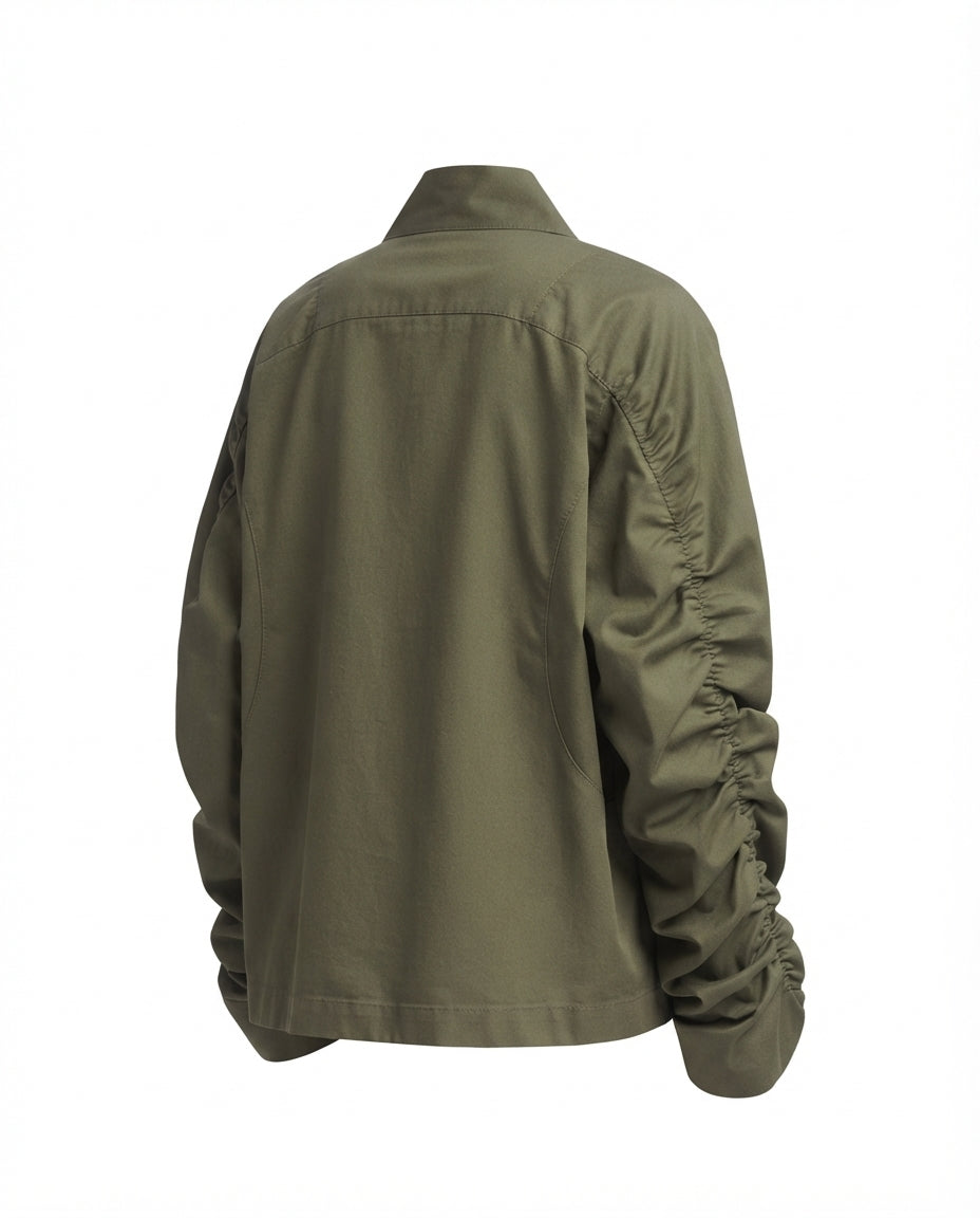Bomber arricciato bengalina