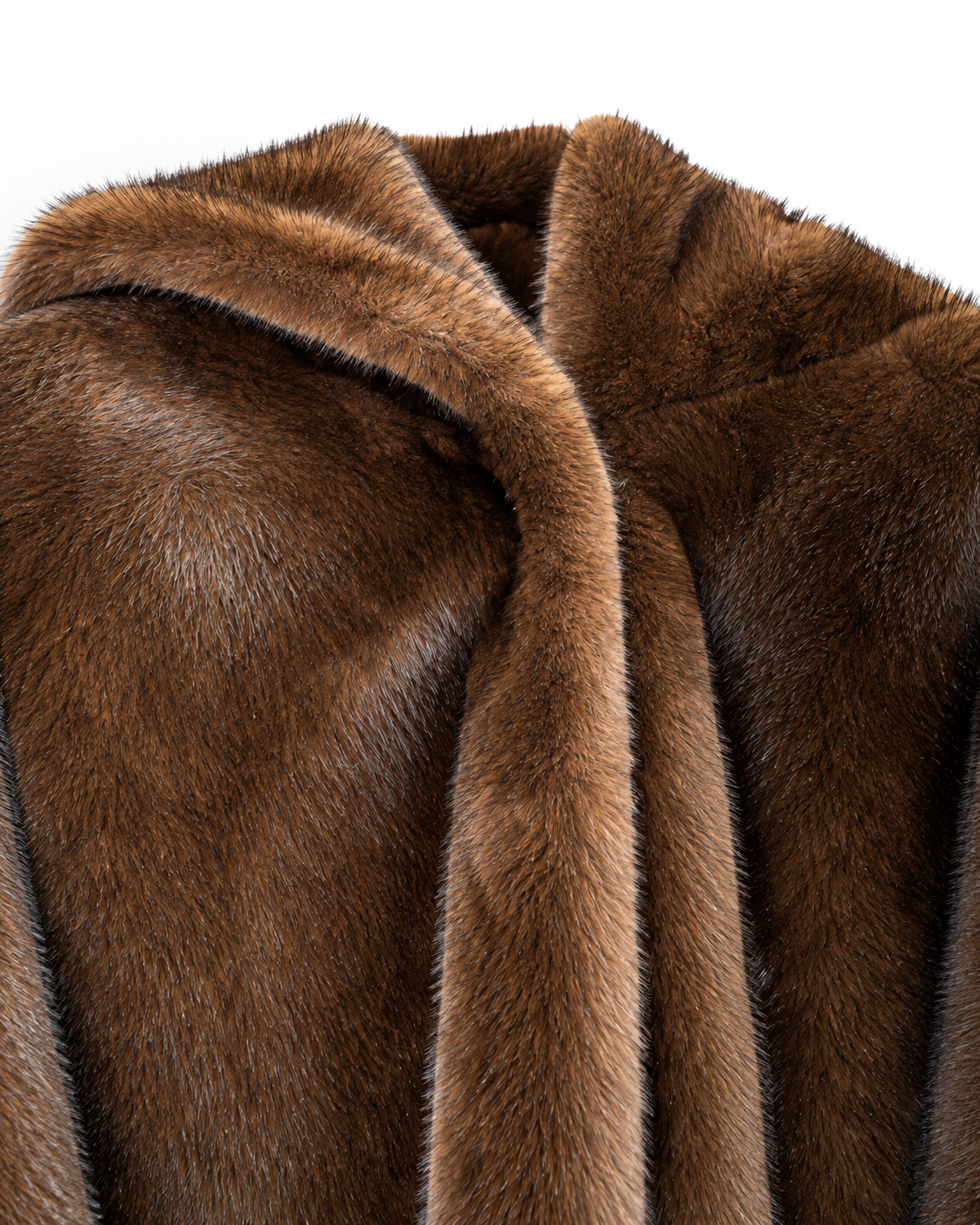 Parka con cappuccio in eco-pelliccia