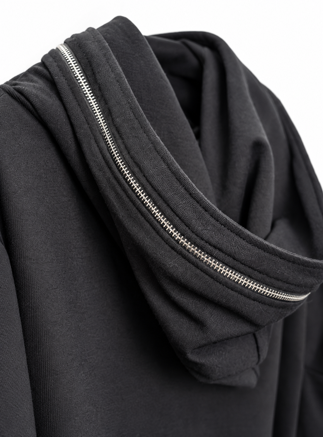 Felpa cappuccio con zip