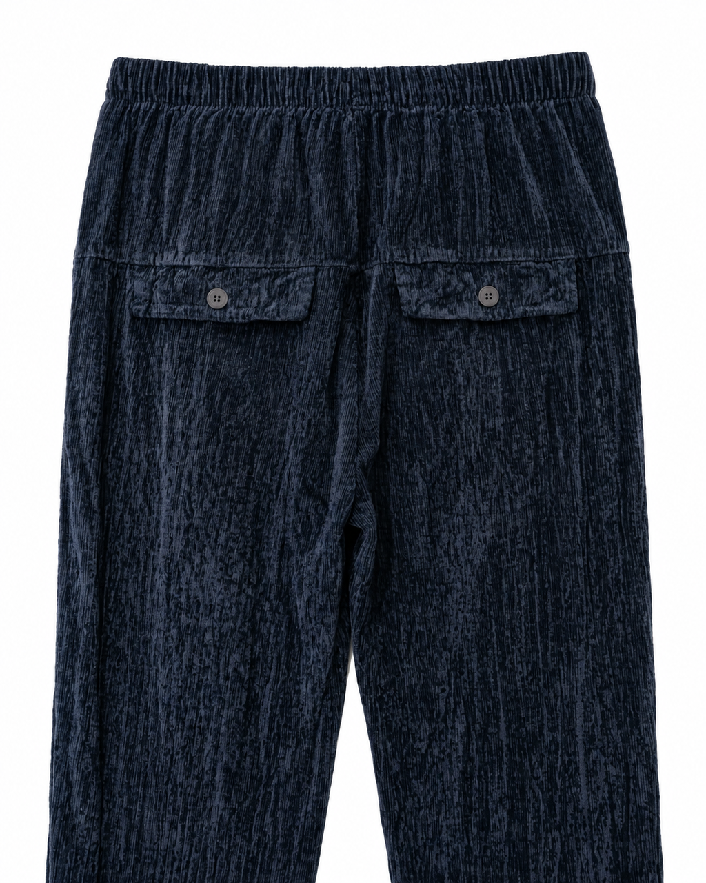 Pantalone velluto con elastico in vita