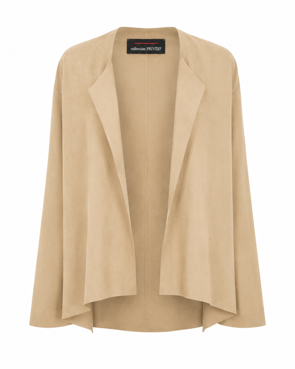 Giacca in Eco Suede Beige