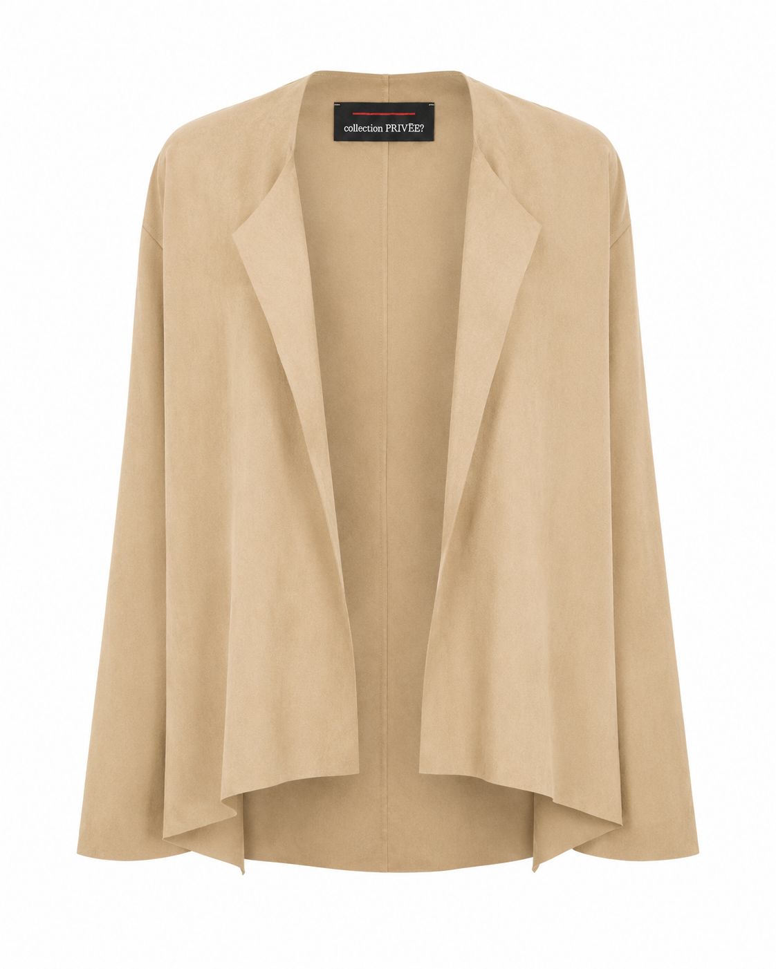 Giacca in Eco Suede Beige