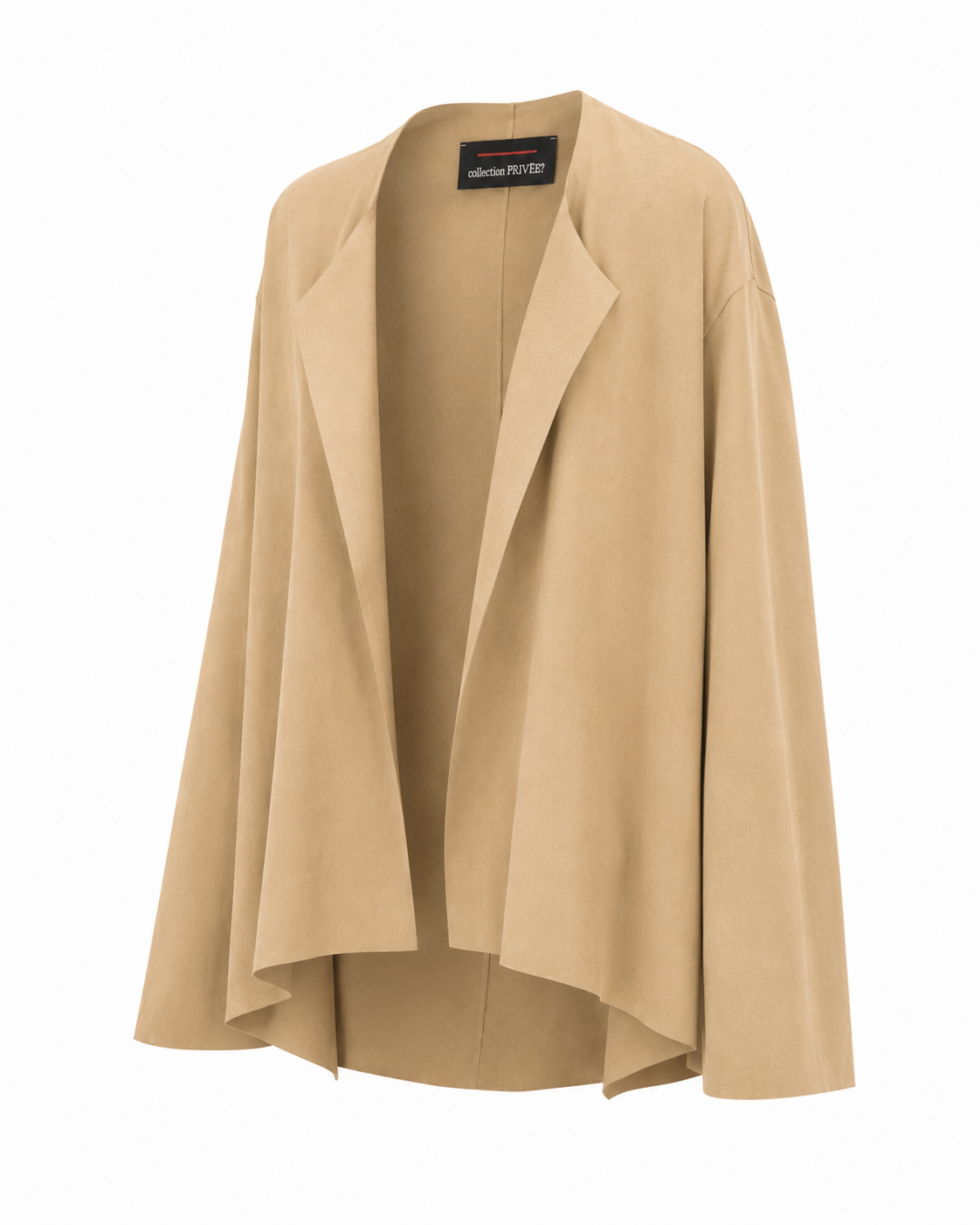 Giacca in Eco Suede Beige