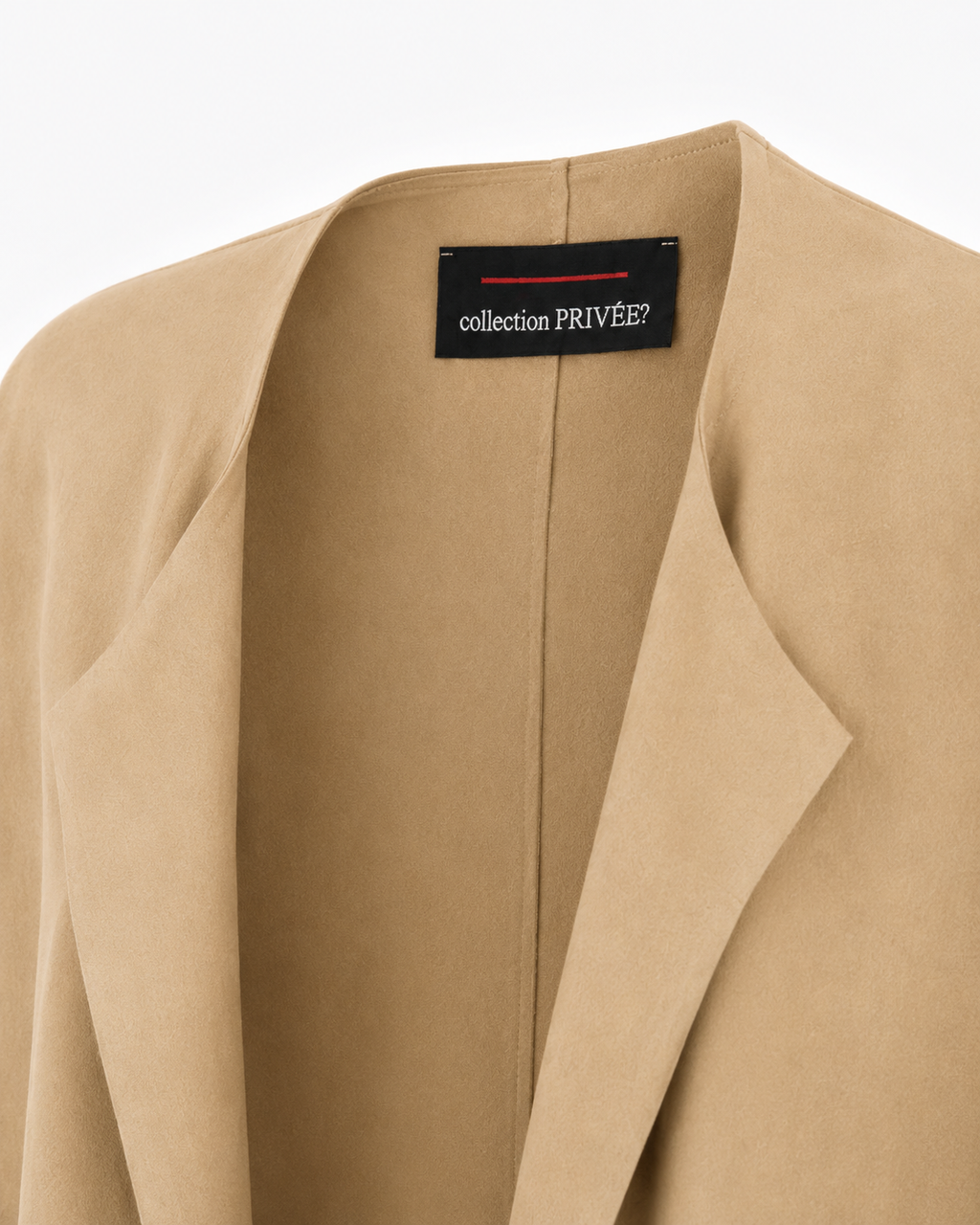Giacca in Eco Suede Beige