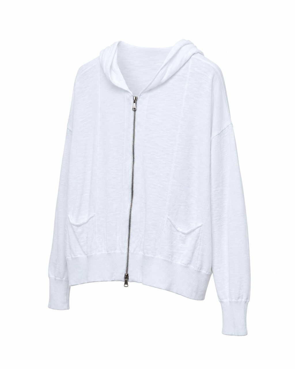 Maglia con Zip e Cappuccio