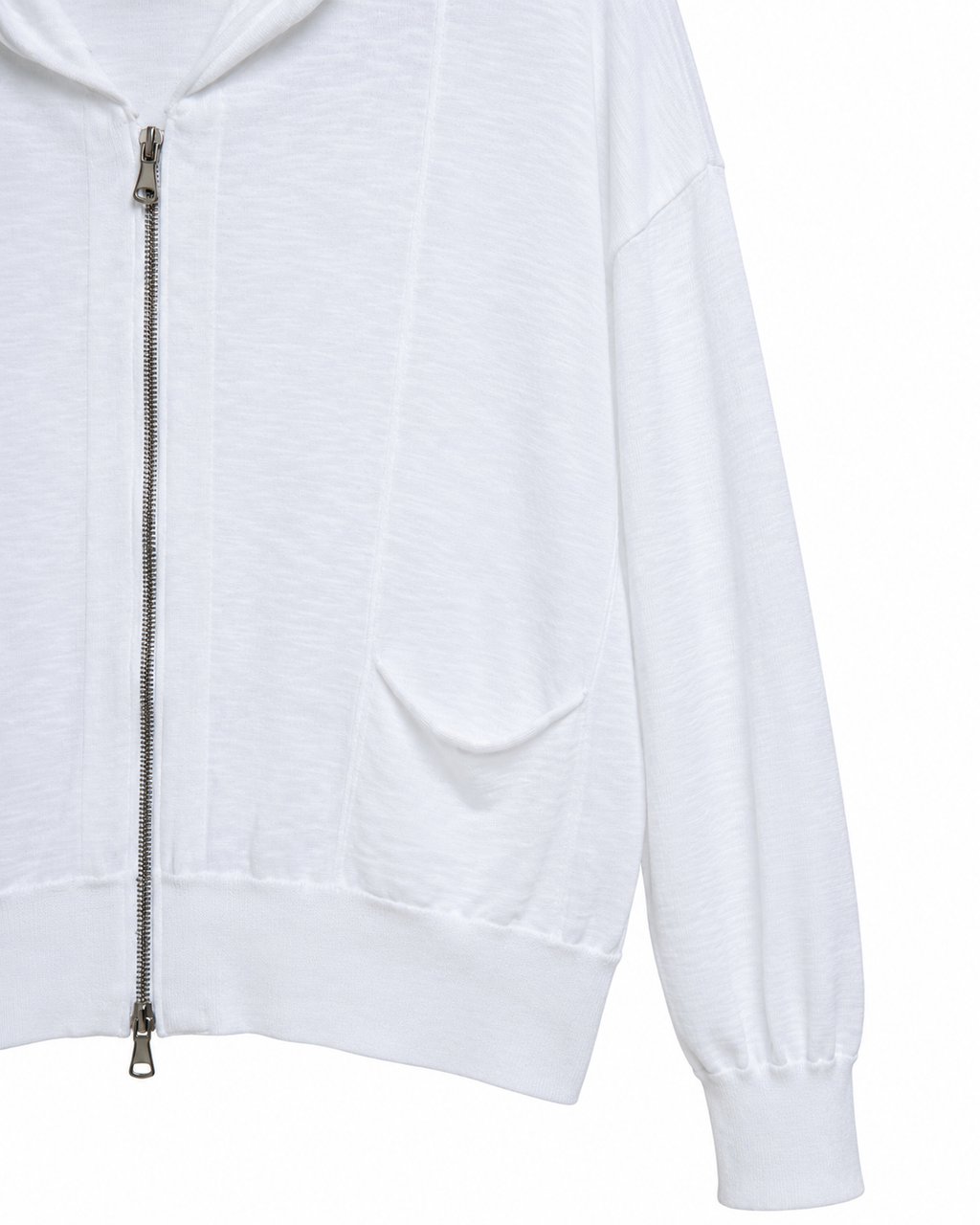 Maglia con Zip e Cappuccio