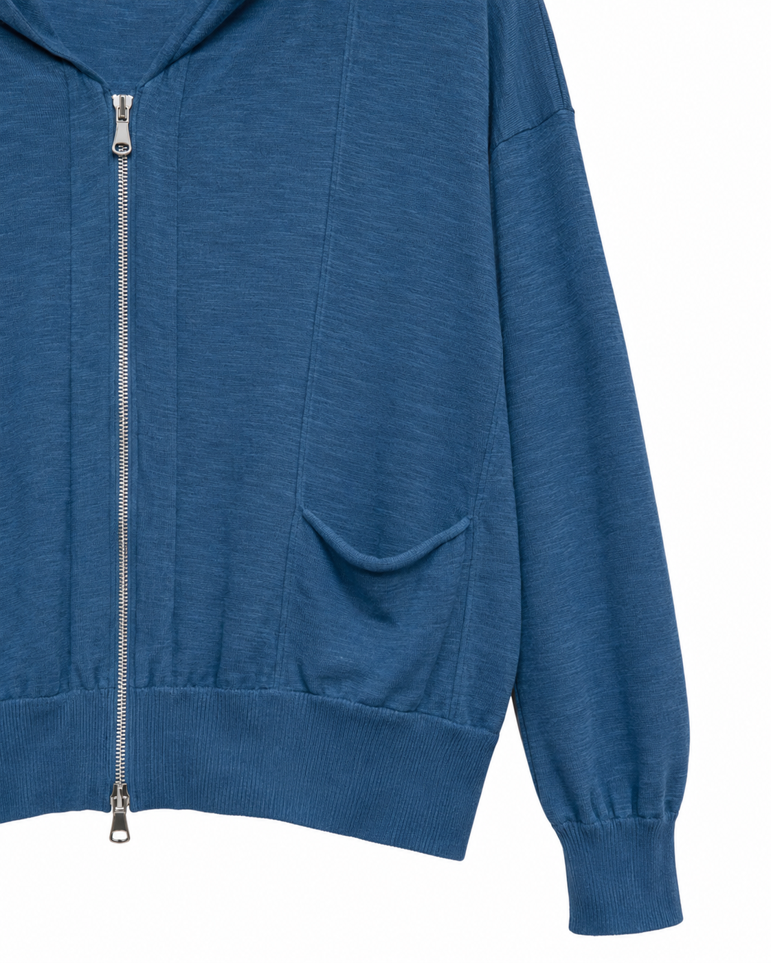 Maglia con Zip e Cappuccio