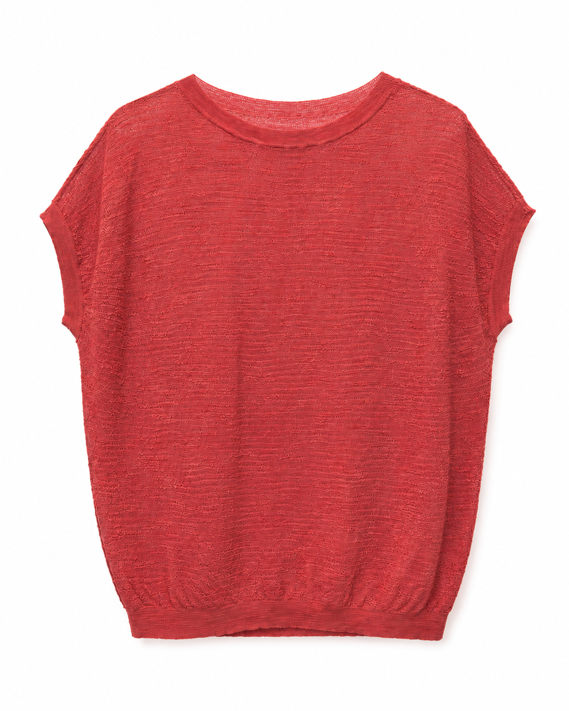 Top Senza Maniche a Maglia
