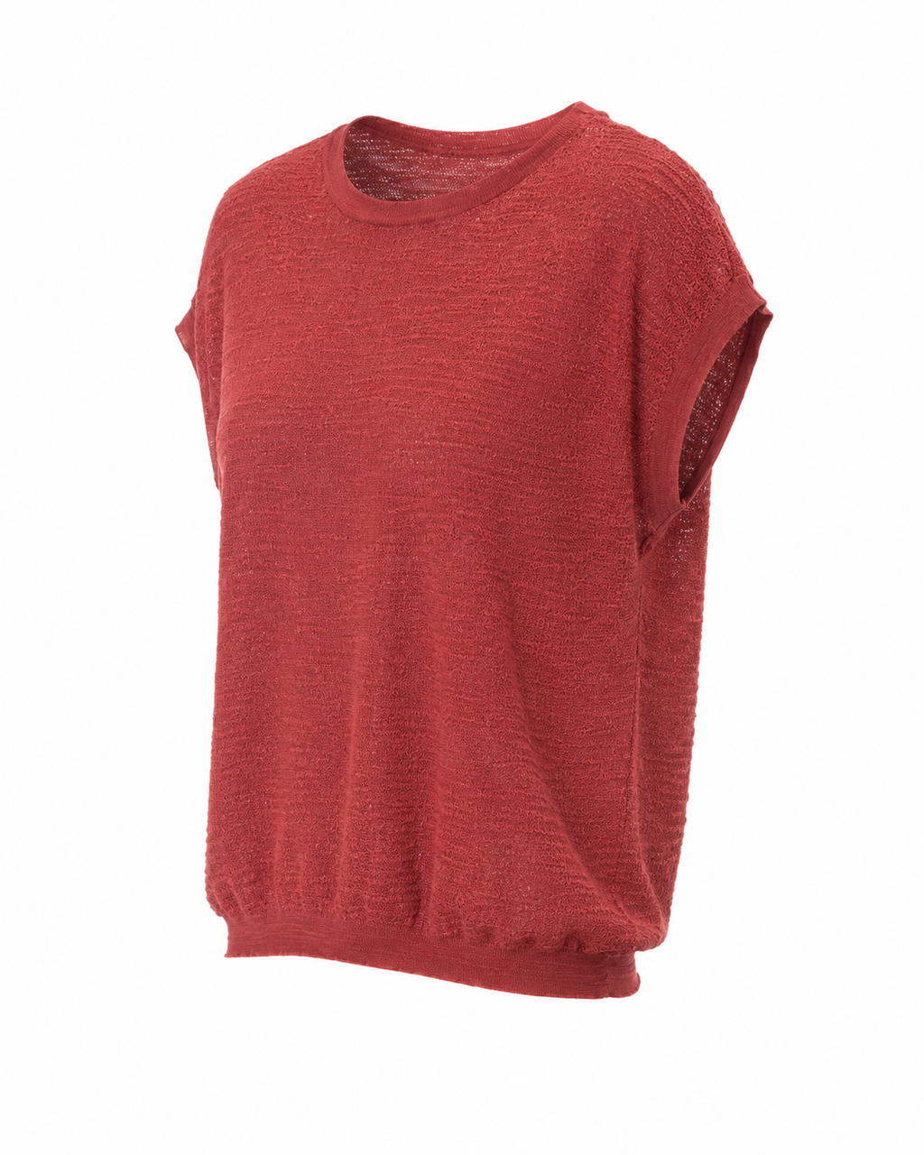 Top Senza Maniche a Maglia