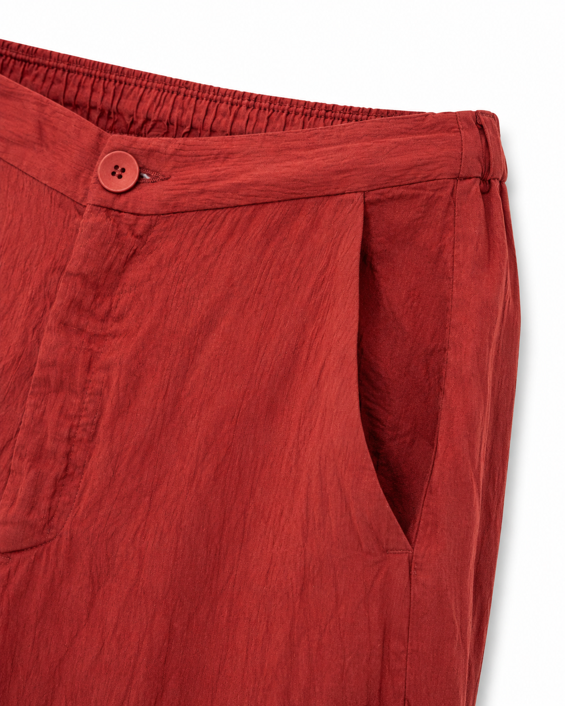 Pantalone Ampio Effetto Goffrato
