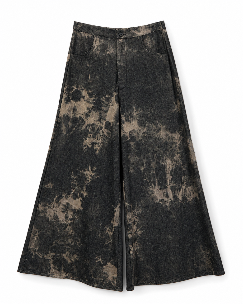Pantalone Palazzo Tie Dye Nero