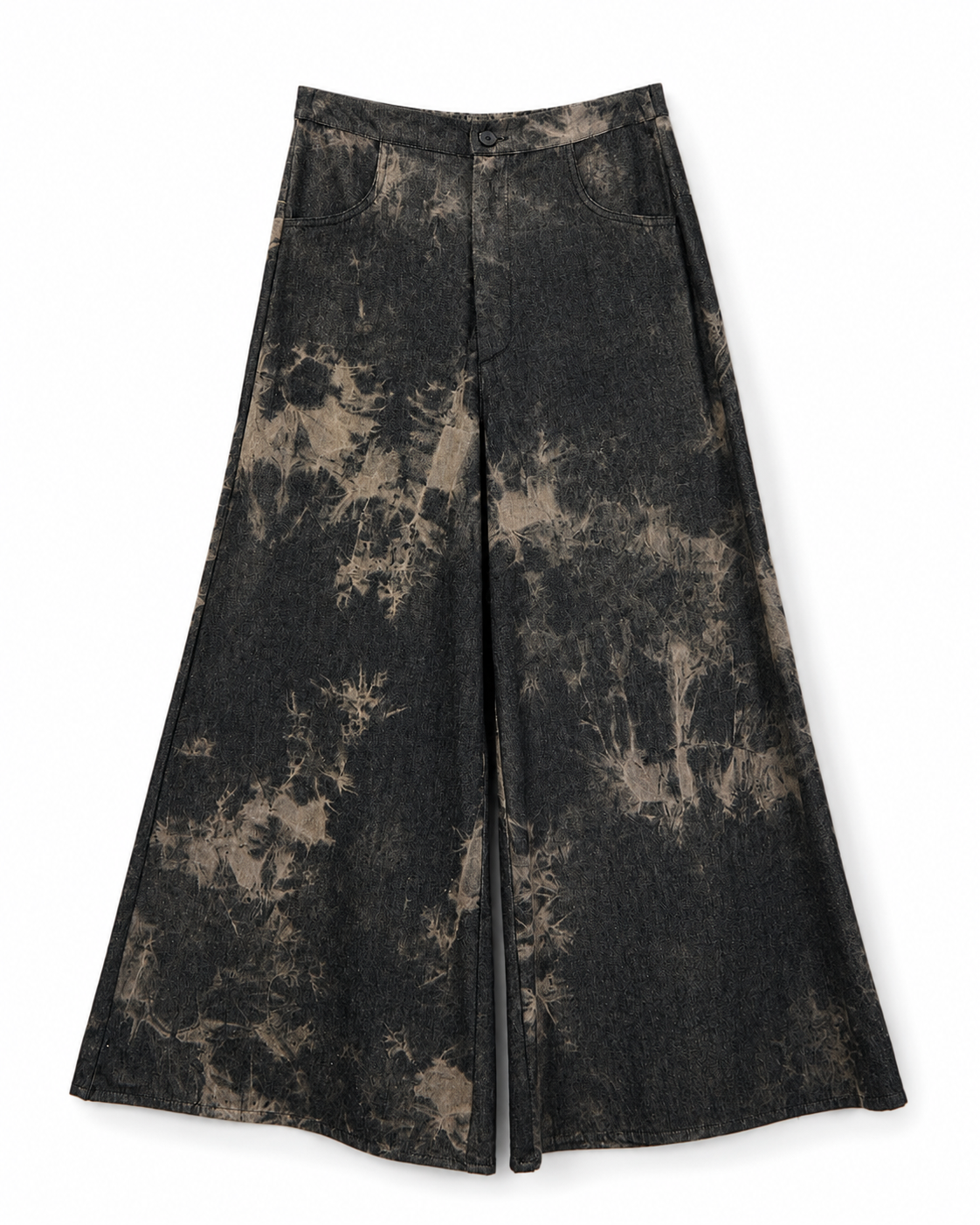 Pantalone Palazzo Tie Dye Nero