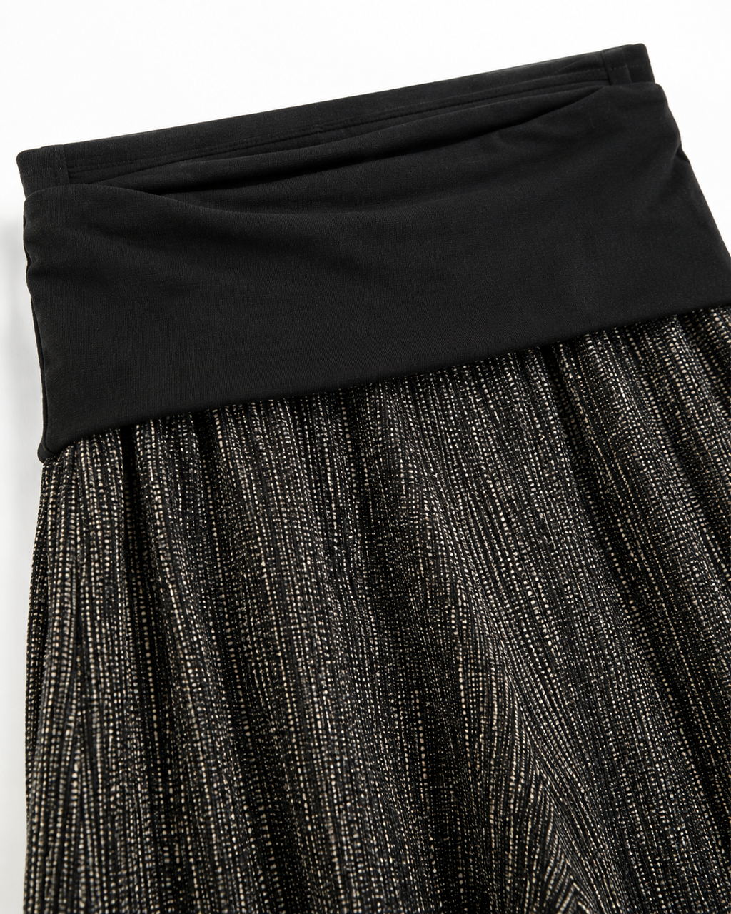 Pantalone Ampio con Fascia Alta in Vita