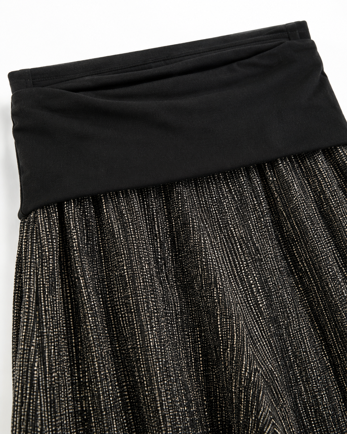 Pantalone Ampio con Fascia Alta in Vita