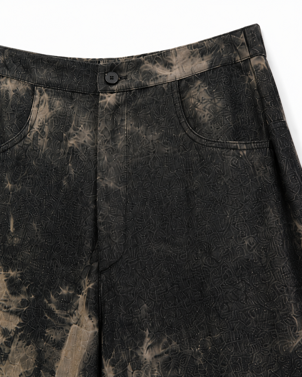 Pantalone Palazzo Tie Dye Nero