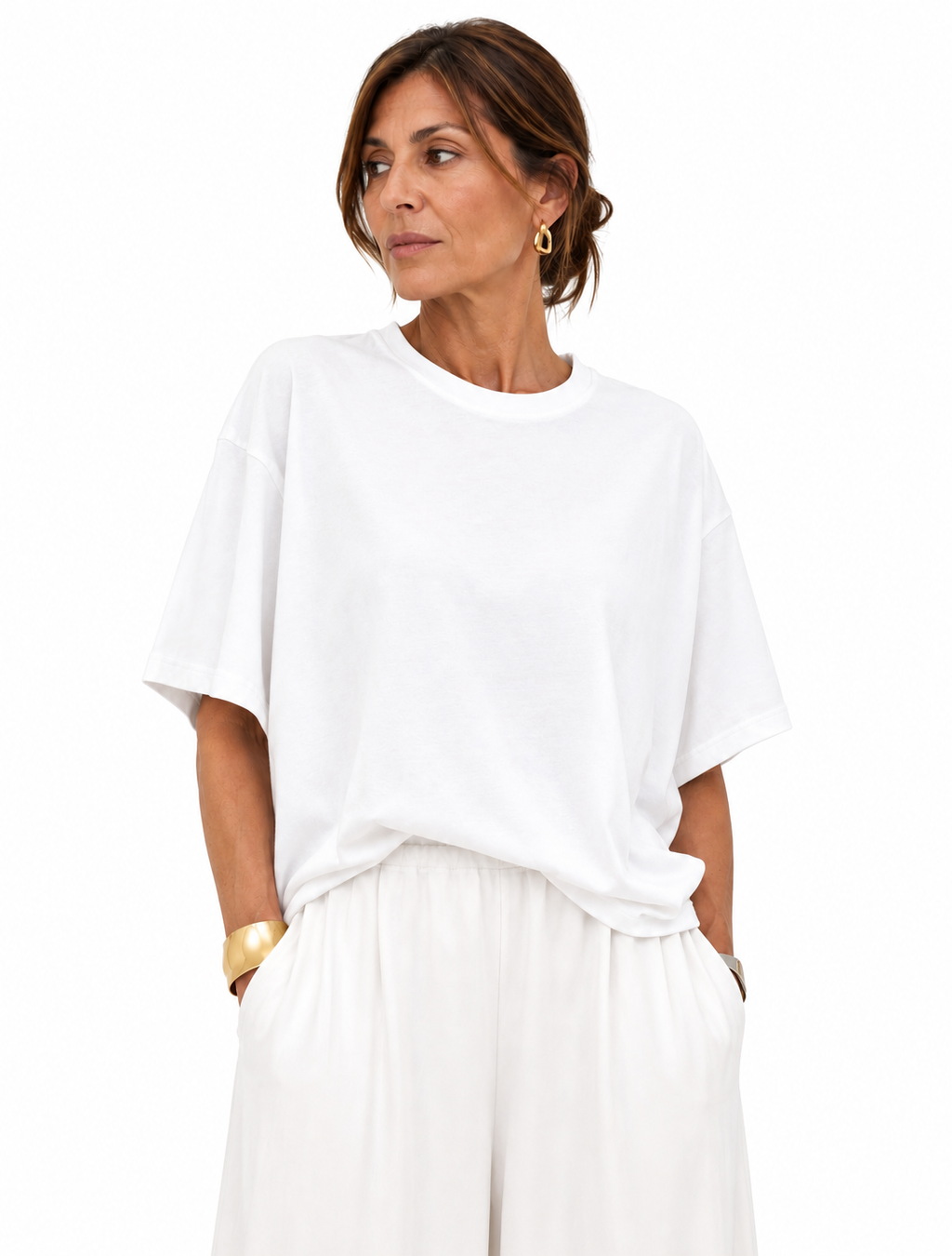 T-Shirt Over Girocollo