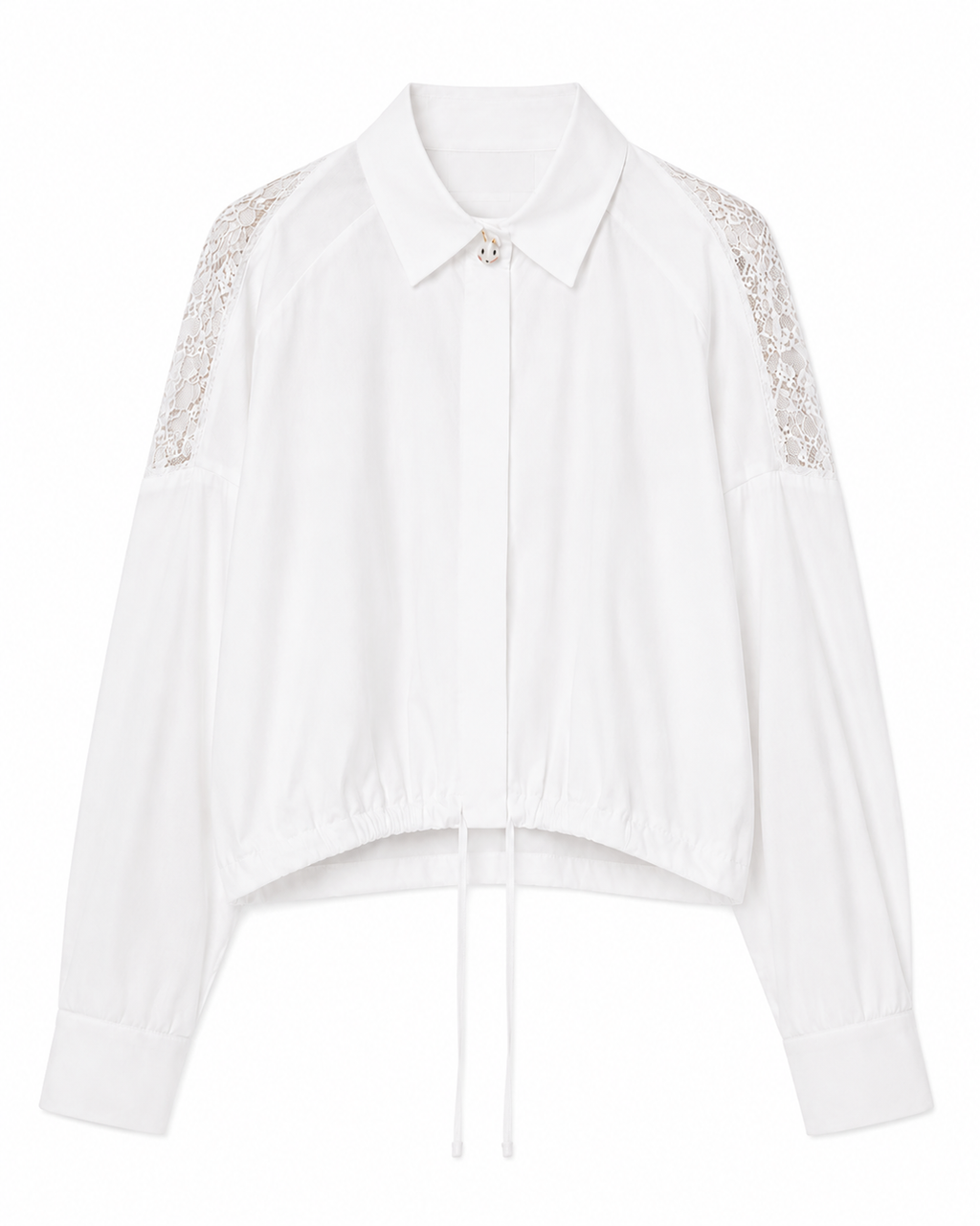 Camicia in Popeline e Cotone Garzato