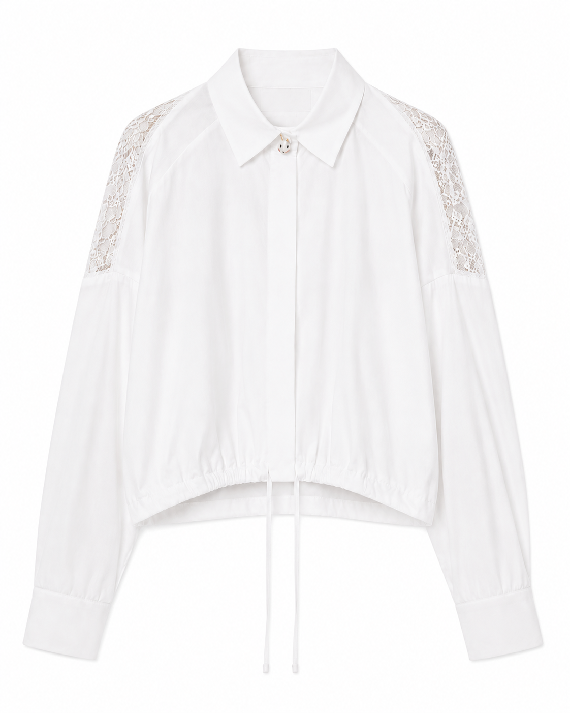 Camicia in Popeline e Cotone Garzato