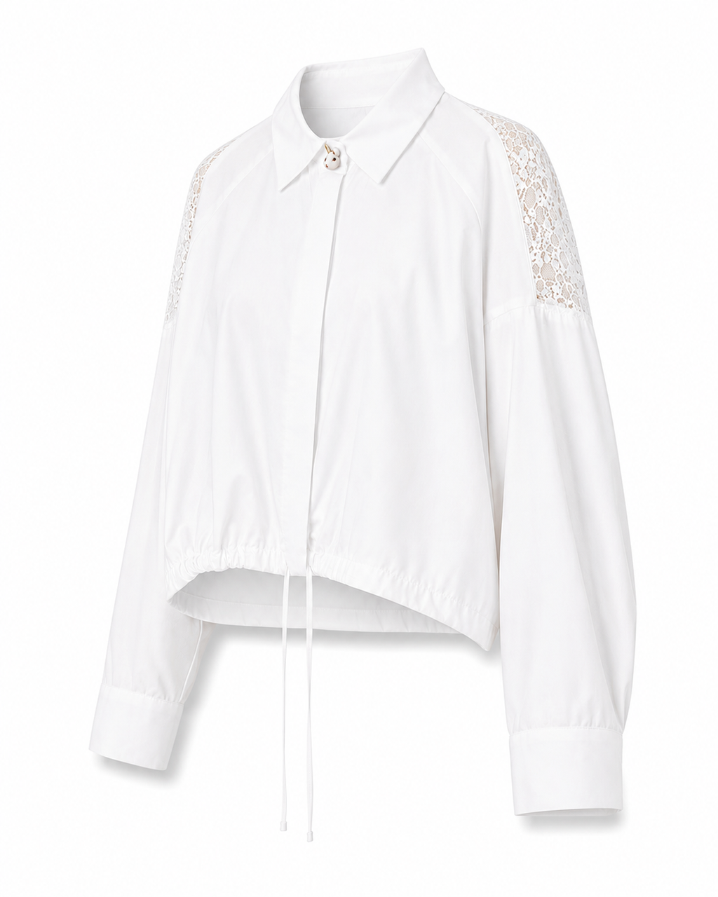Camicia in Popeline e Cotone Garzato