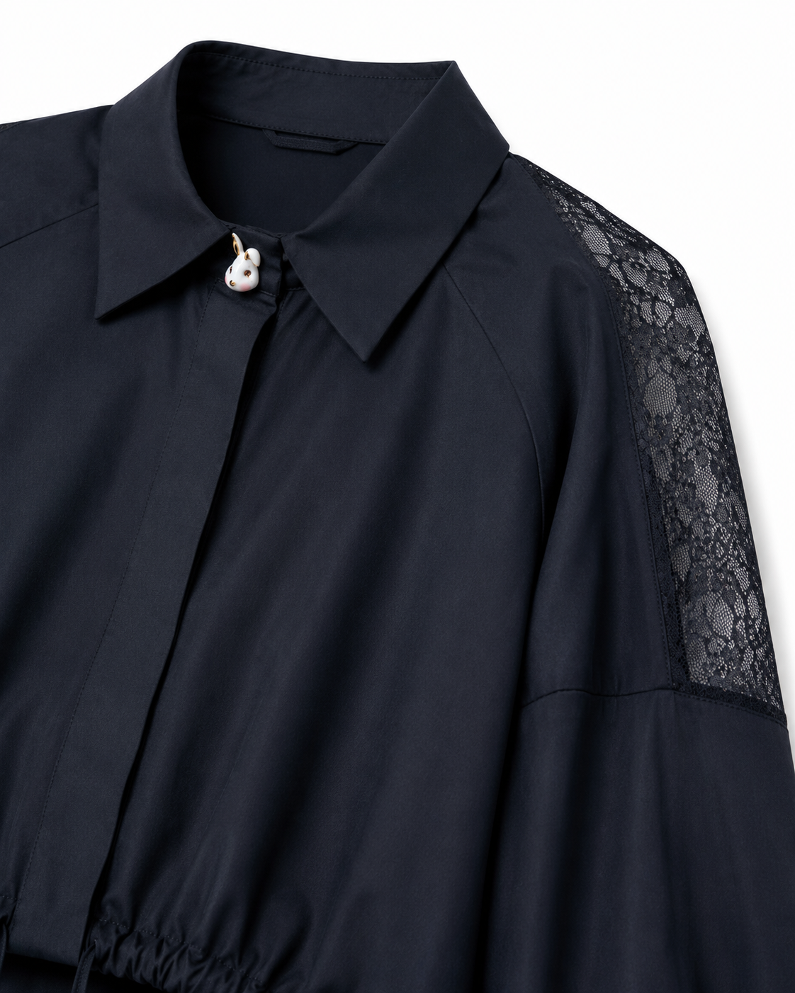 Camicia in Popeline e Cotone Garzato