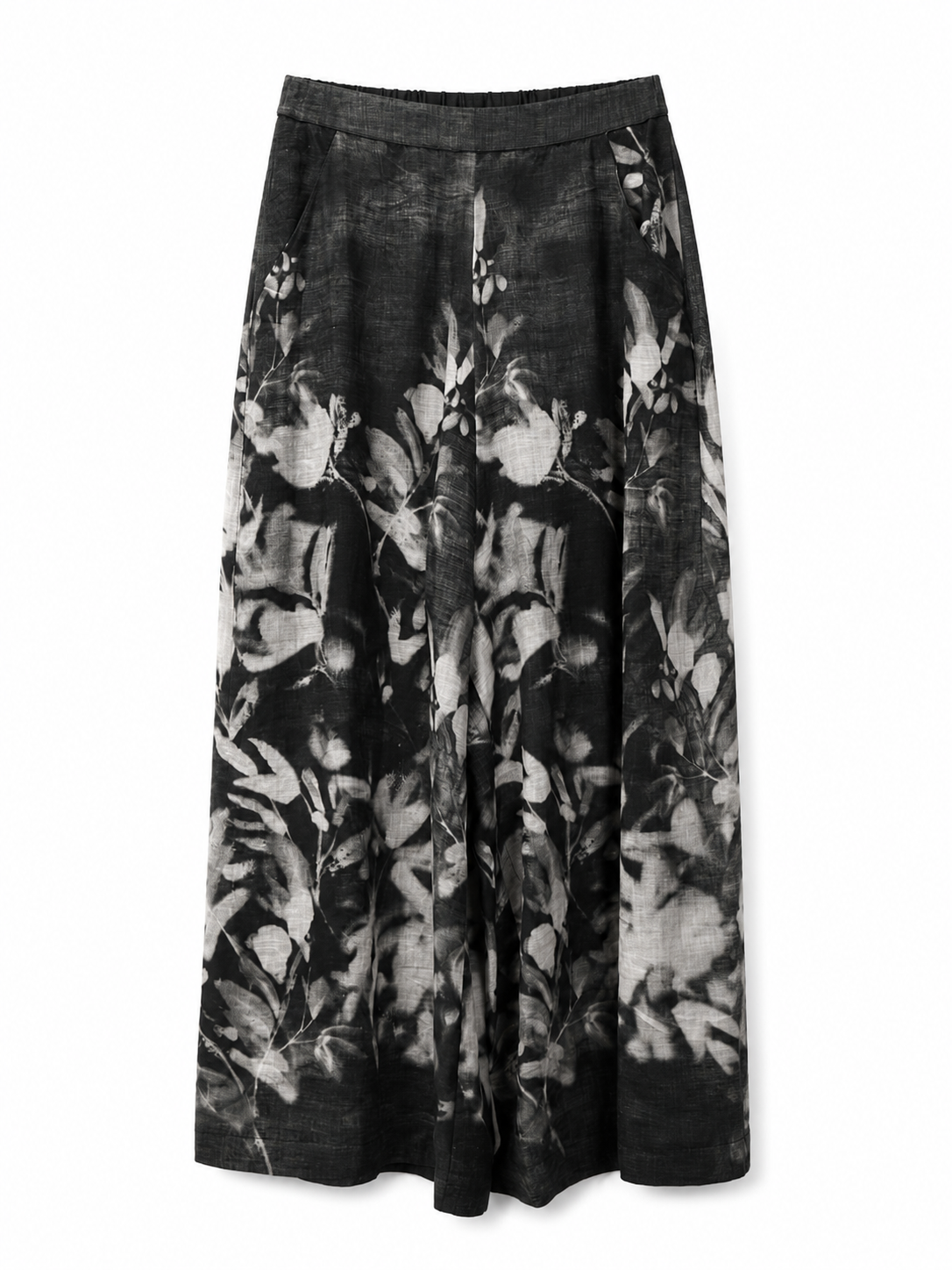 Pantalone Ramiè con Fantasia Floreale