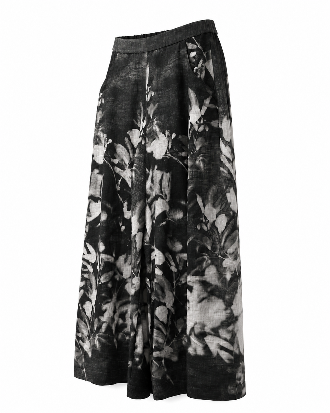 Pantalone Ramiè con Fantasia Floreale