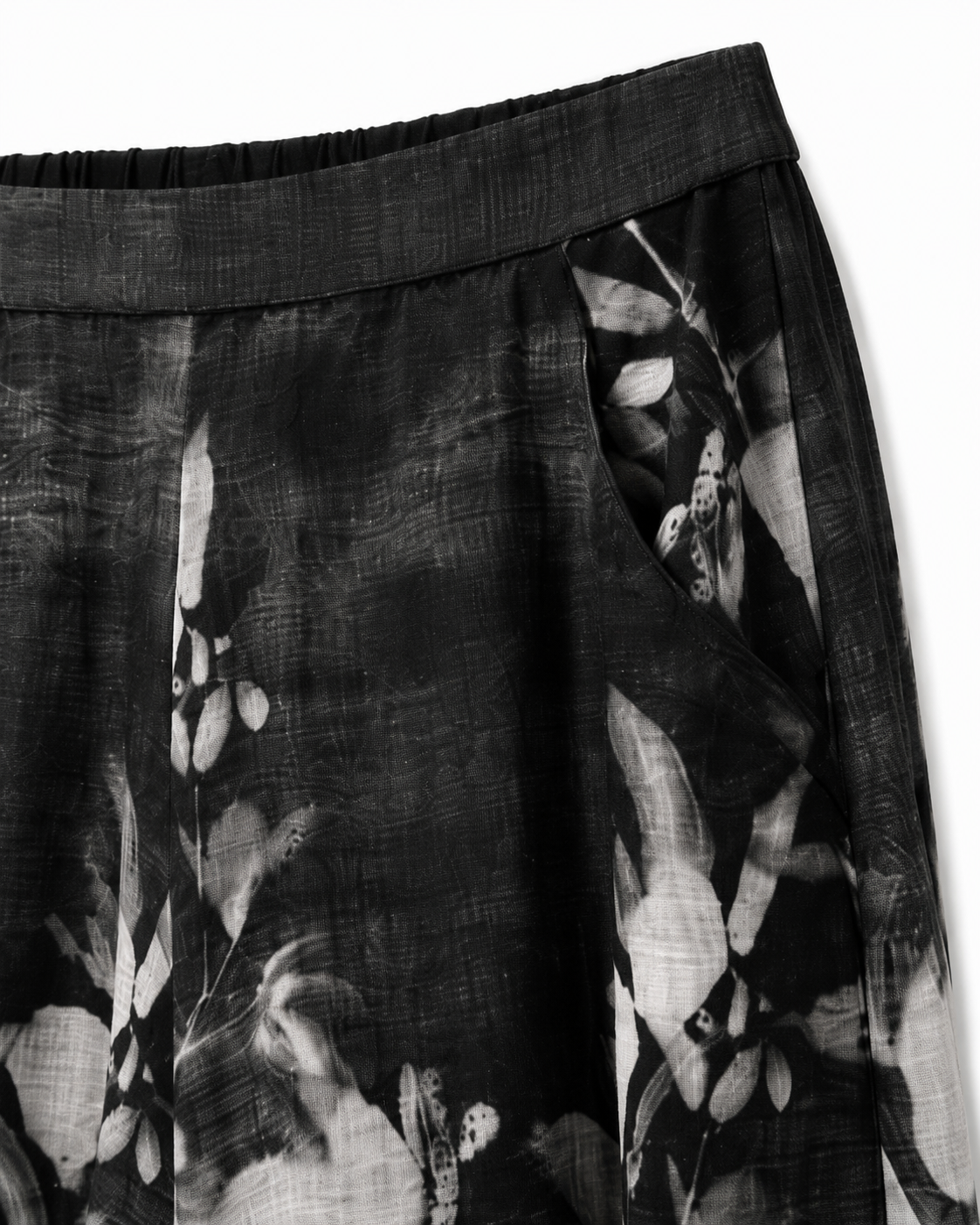 Pantalone Ramiè con Fantasia Floreale
