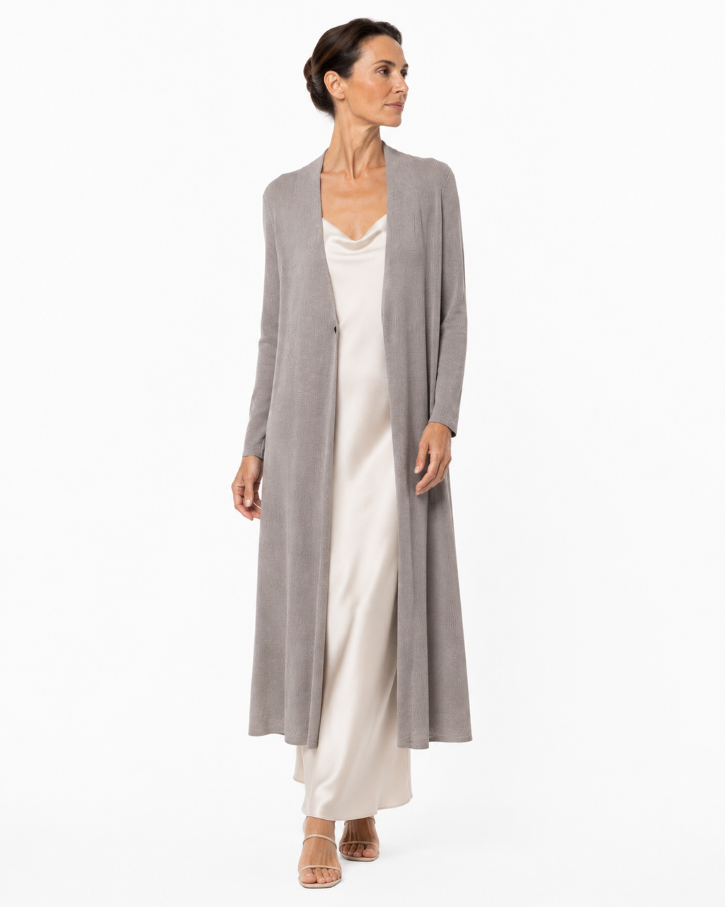 Cardigan Lungo in Viscosa
