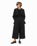 Pantalone Cargo con Pieghe